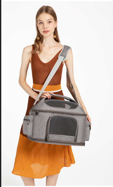Luxury Cat Carrier Backpack Travel with Shoulder Strap 5 Luxury Cat Carrier Backpack Travel with Shoulder Strap - Image 5